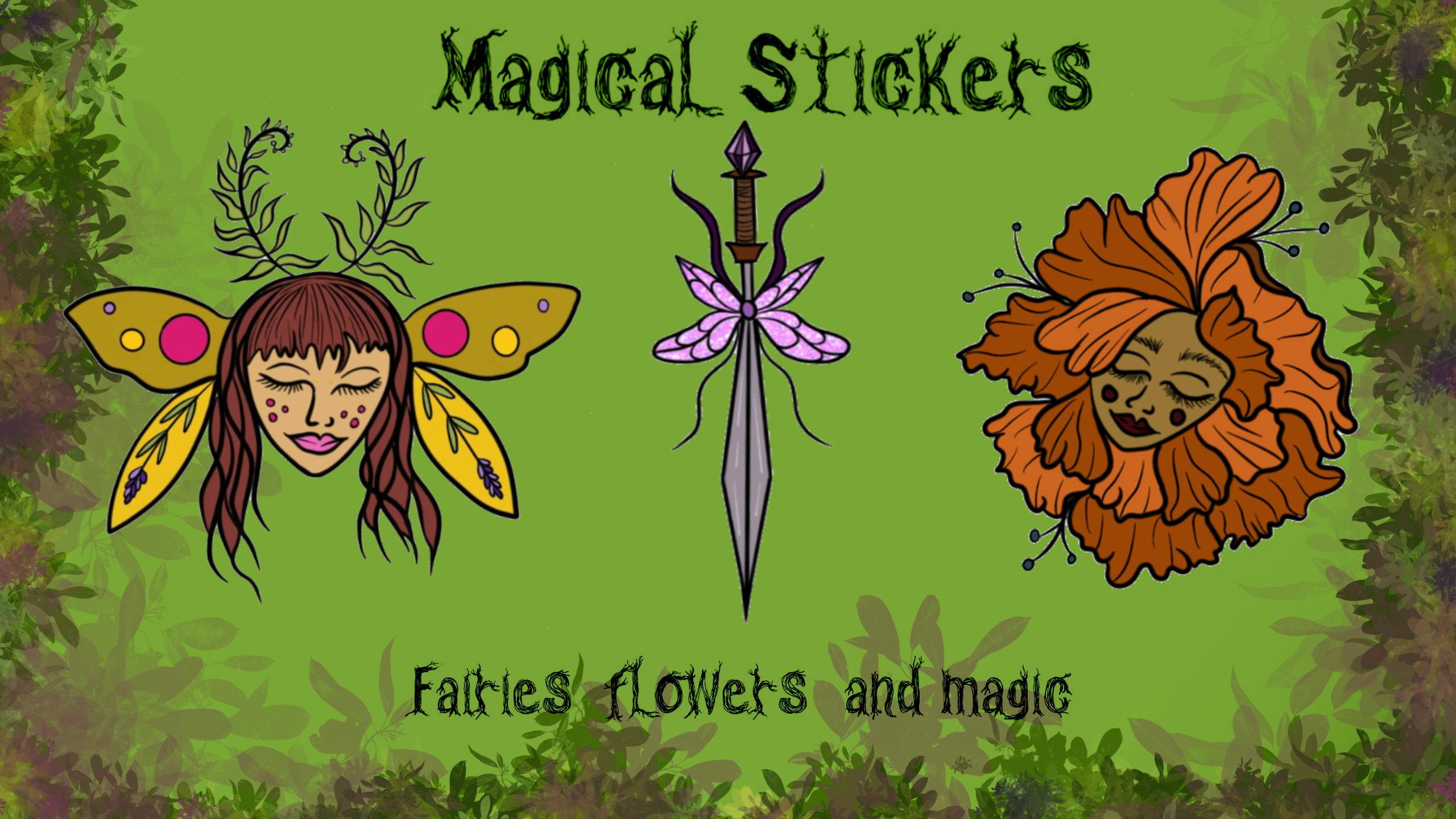 Forest Whimsy- Magical Stickers