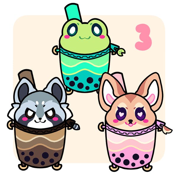 3 Boba Buddy Bags