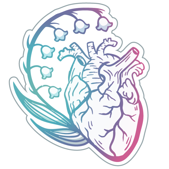 Poisoned Heart Holo sticker