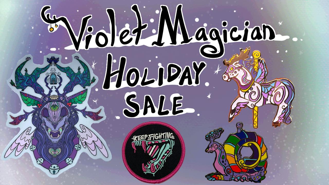 Violet Magician Holiday sale