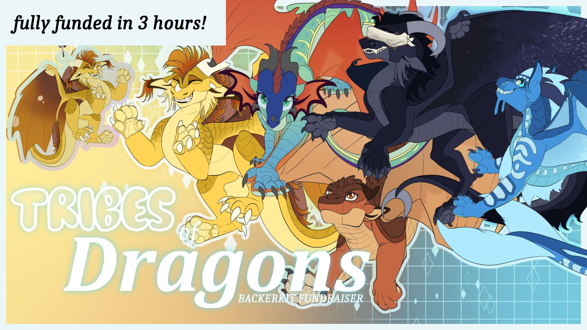 Tribes of Dragons | 2.5" Rainbow Epoxy Charms