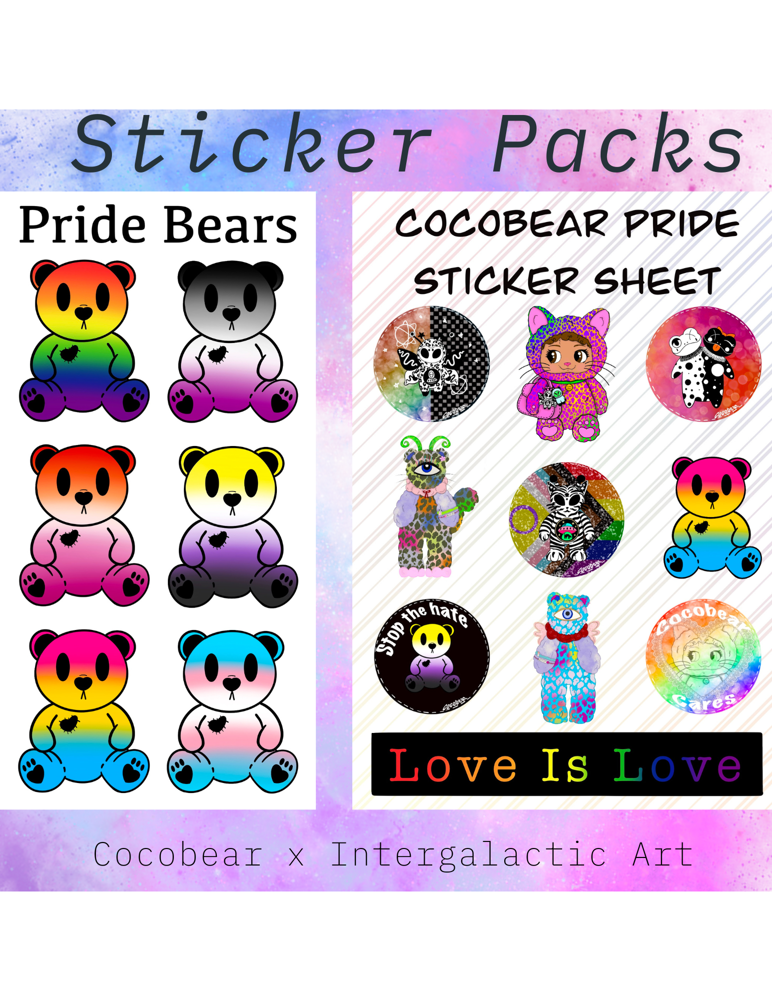 Pride Sticker Packs