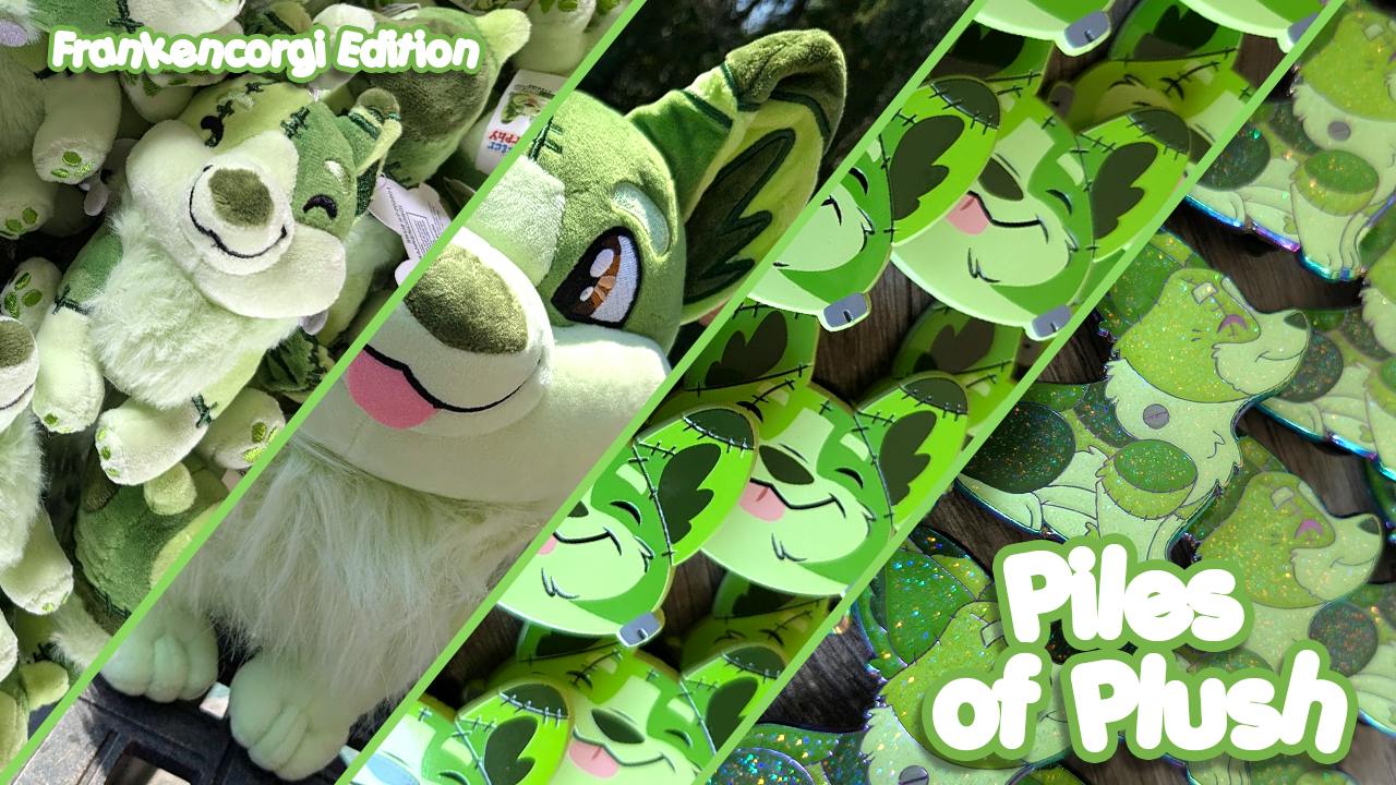 Piles of Plush - Buster Frankencorgi Edition