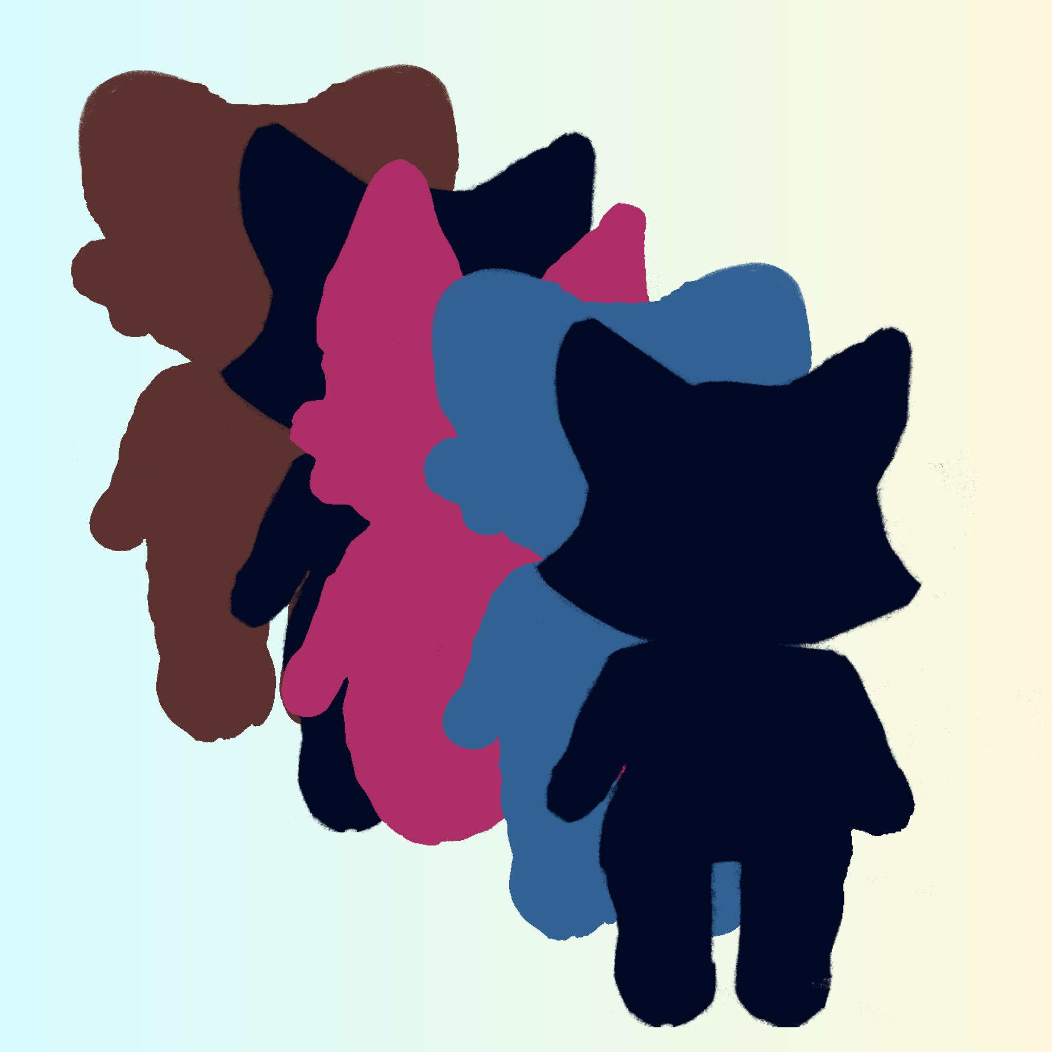 Five Sugarbell Pal Plushies