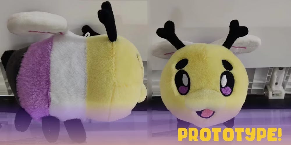 NonBinary Bee Plush