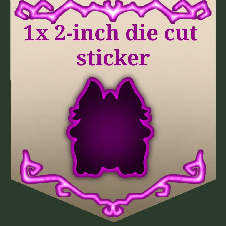 2-inch die cut sticker