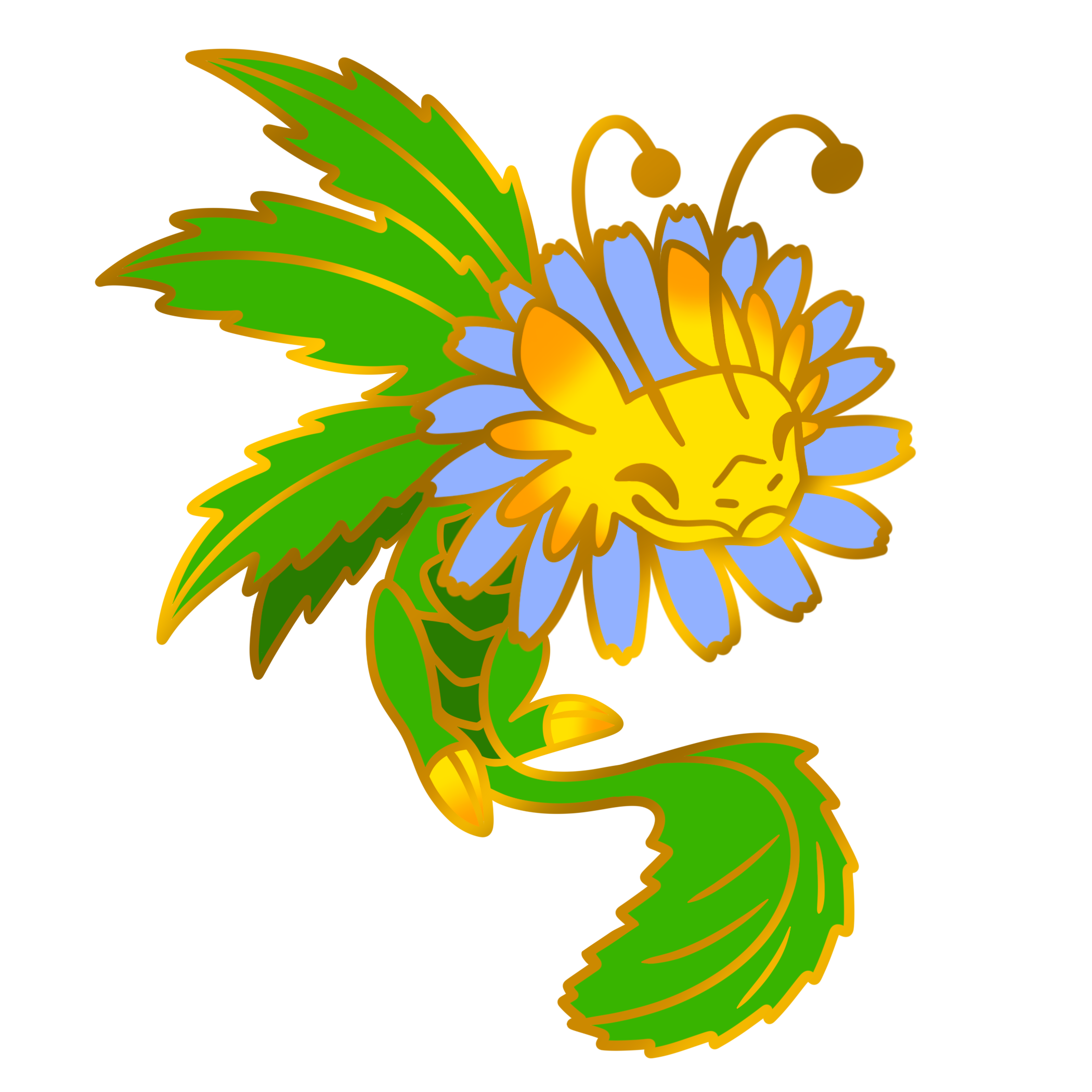 Blue Daisy
