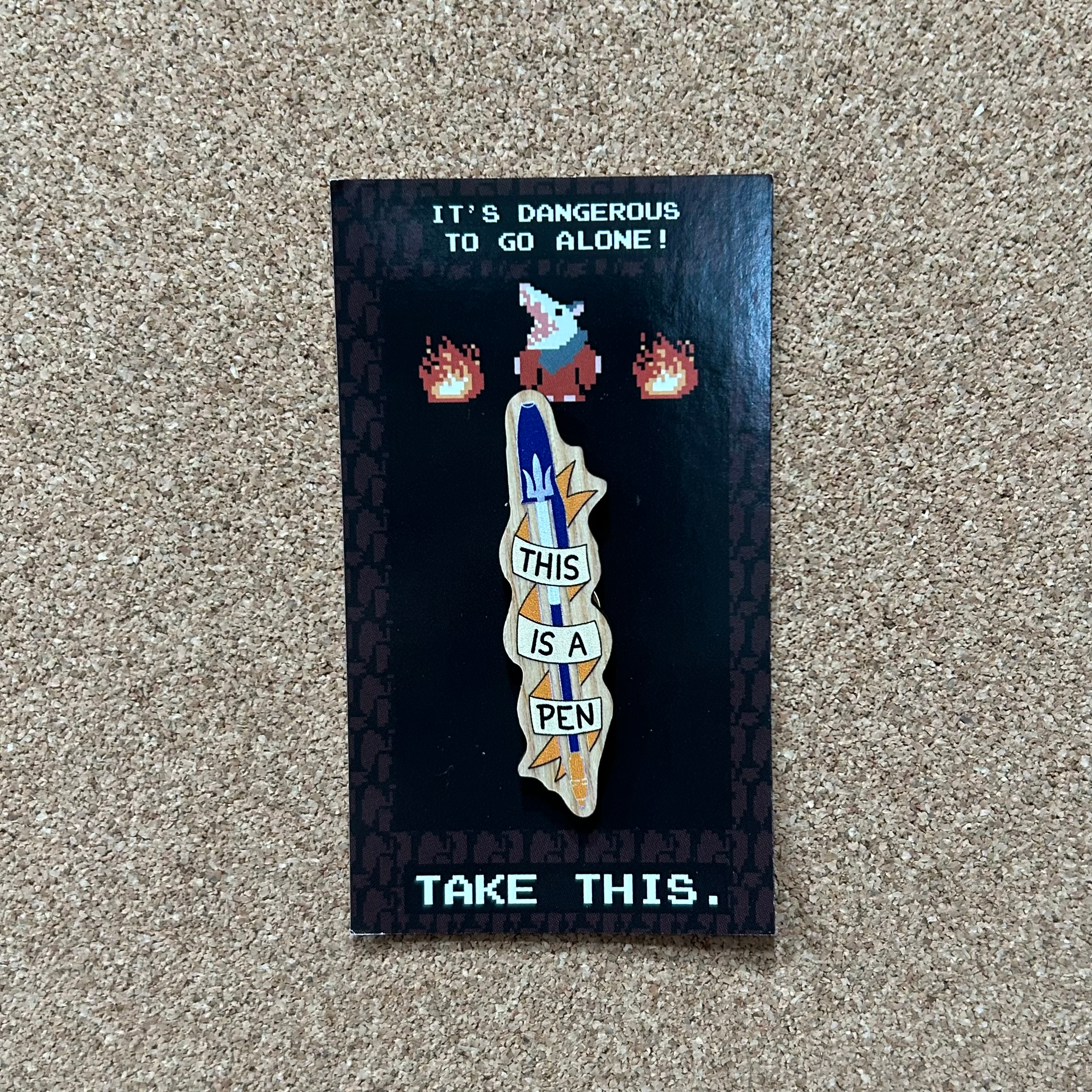 Riptide Wooden Pin