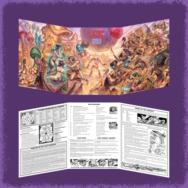 Purple Planet Judge's Screen, Thick Cardboard (Print+PDF)