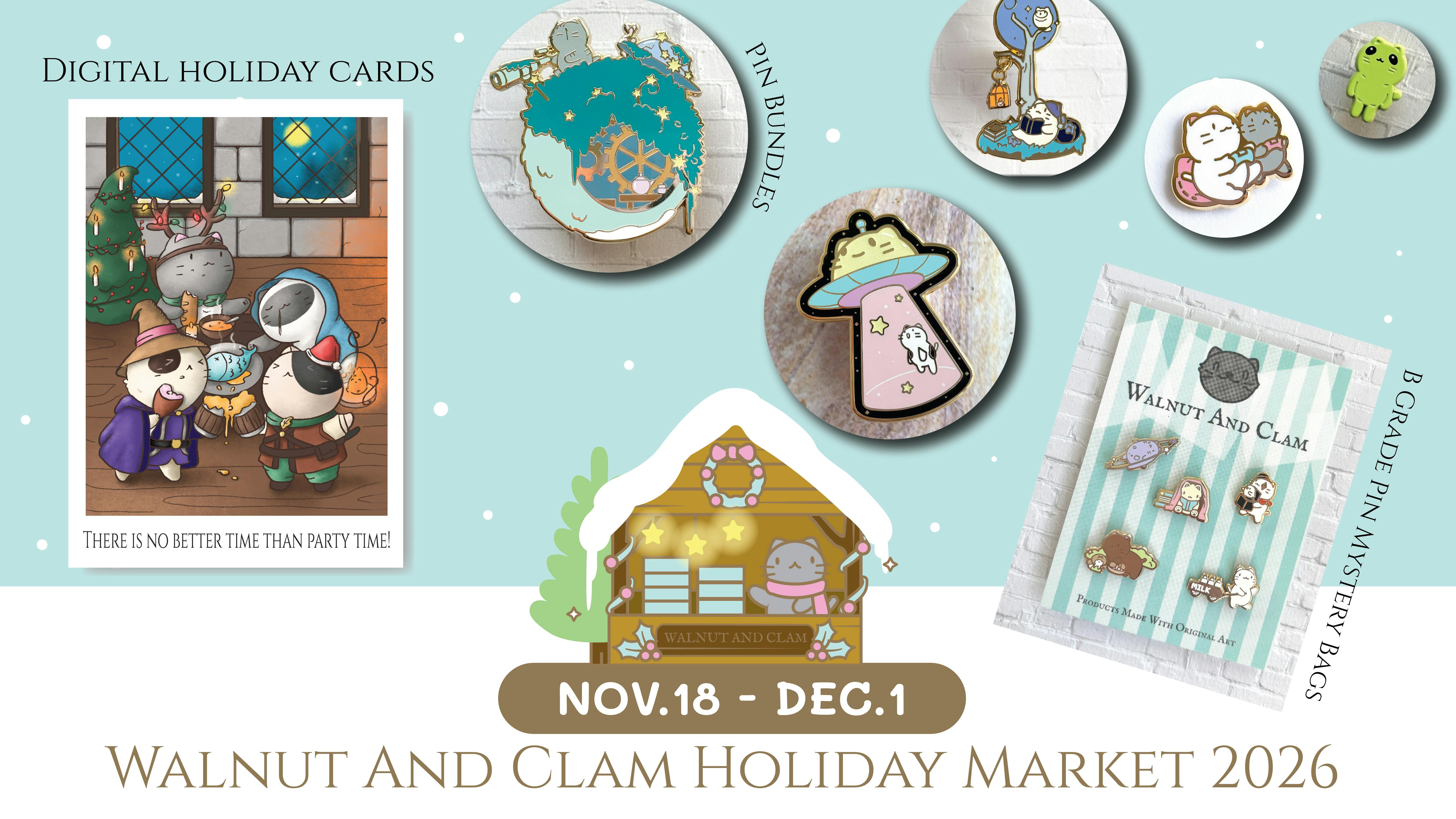 Walnut And Clam Holiday Market 2026