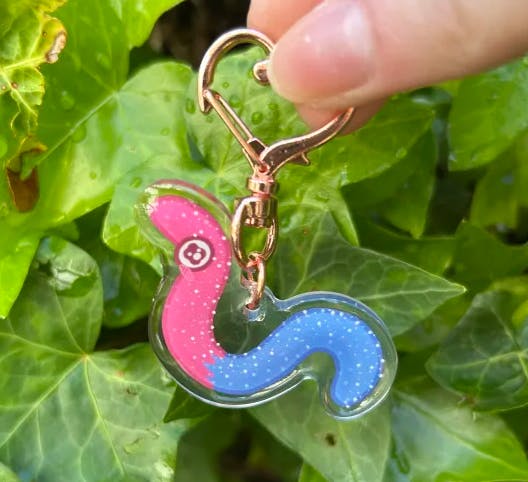 Little Worm Keychain