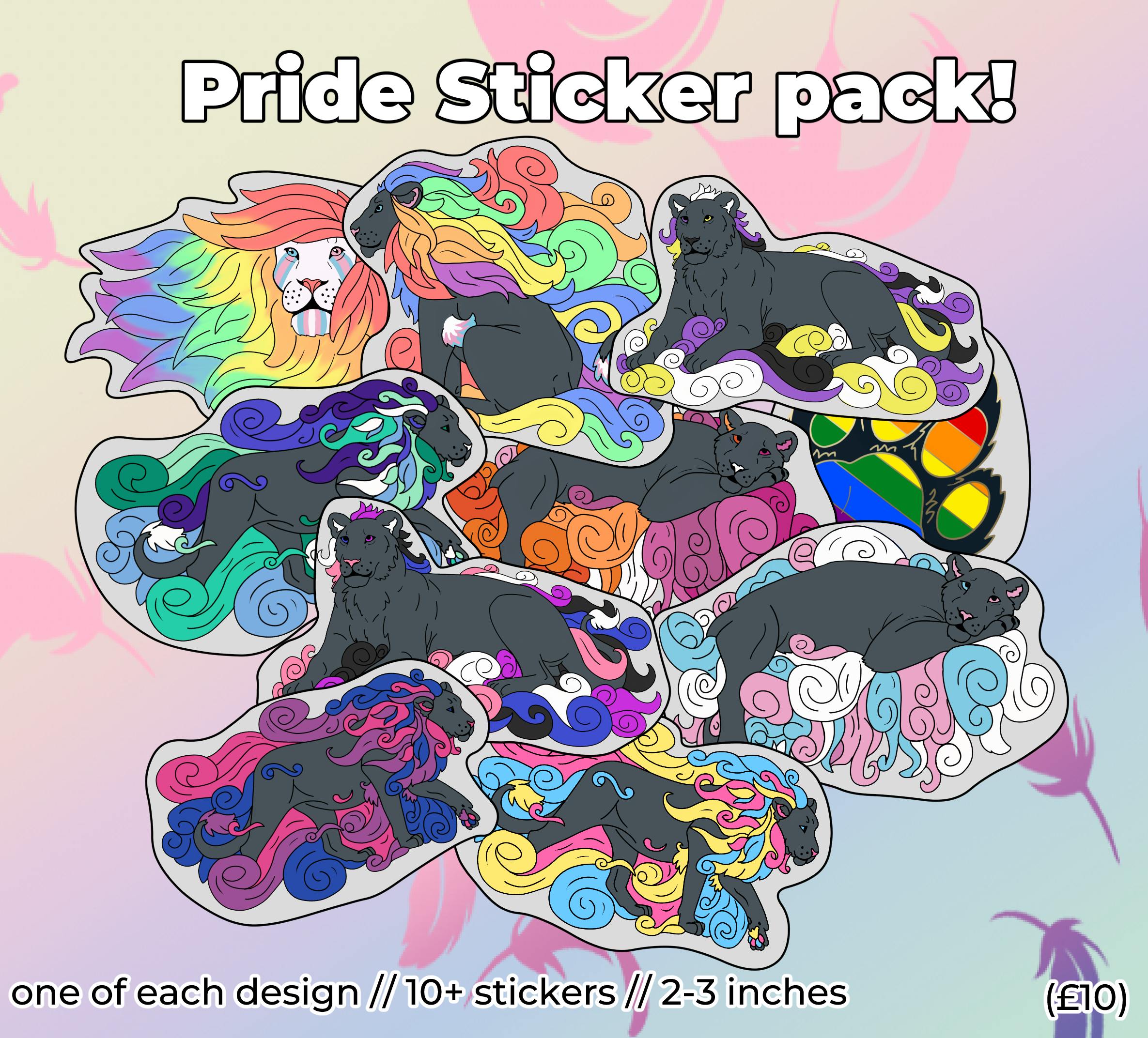 pride sticker set