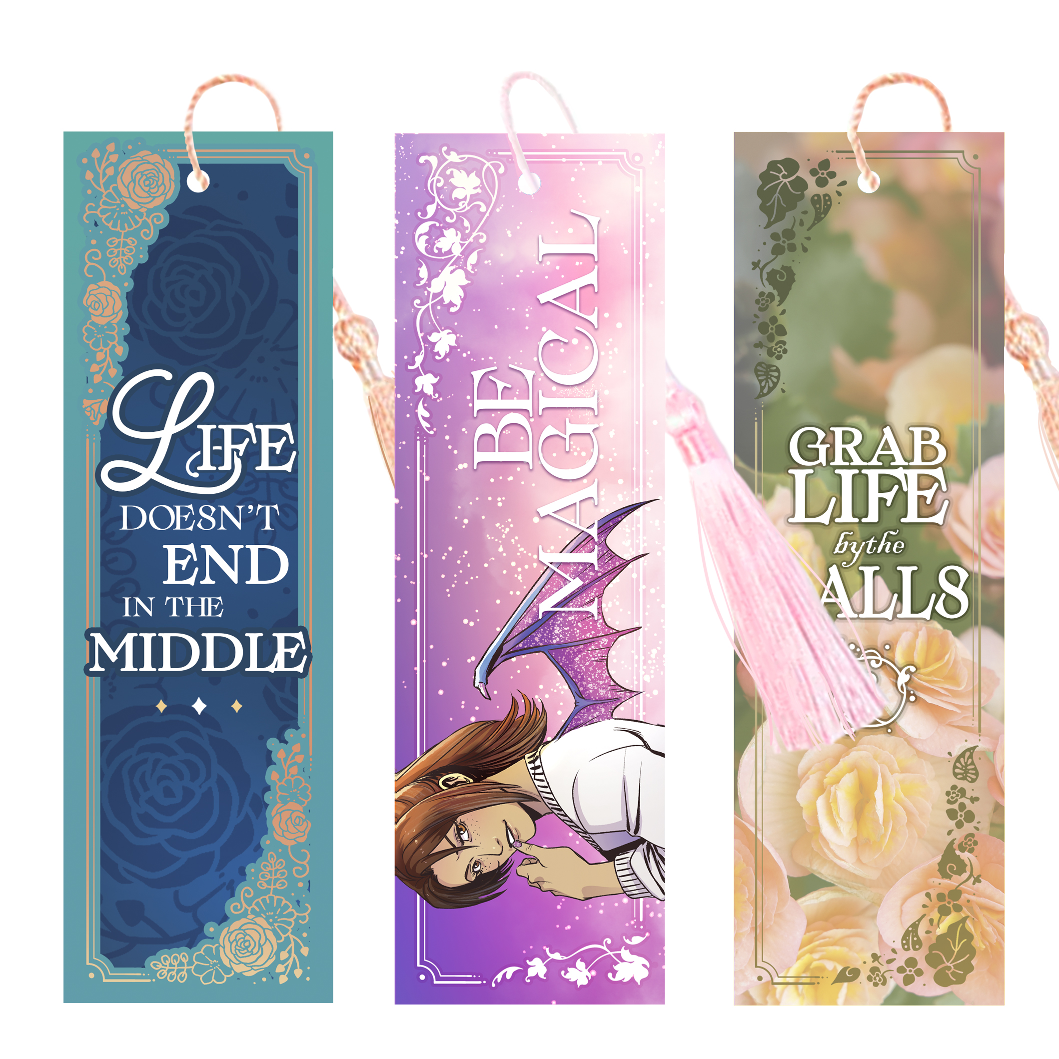Leveling Up: tassel bookmark set
