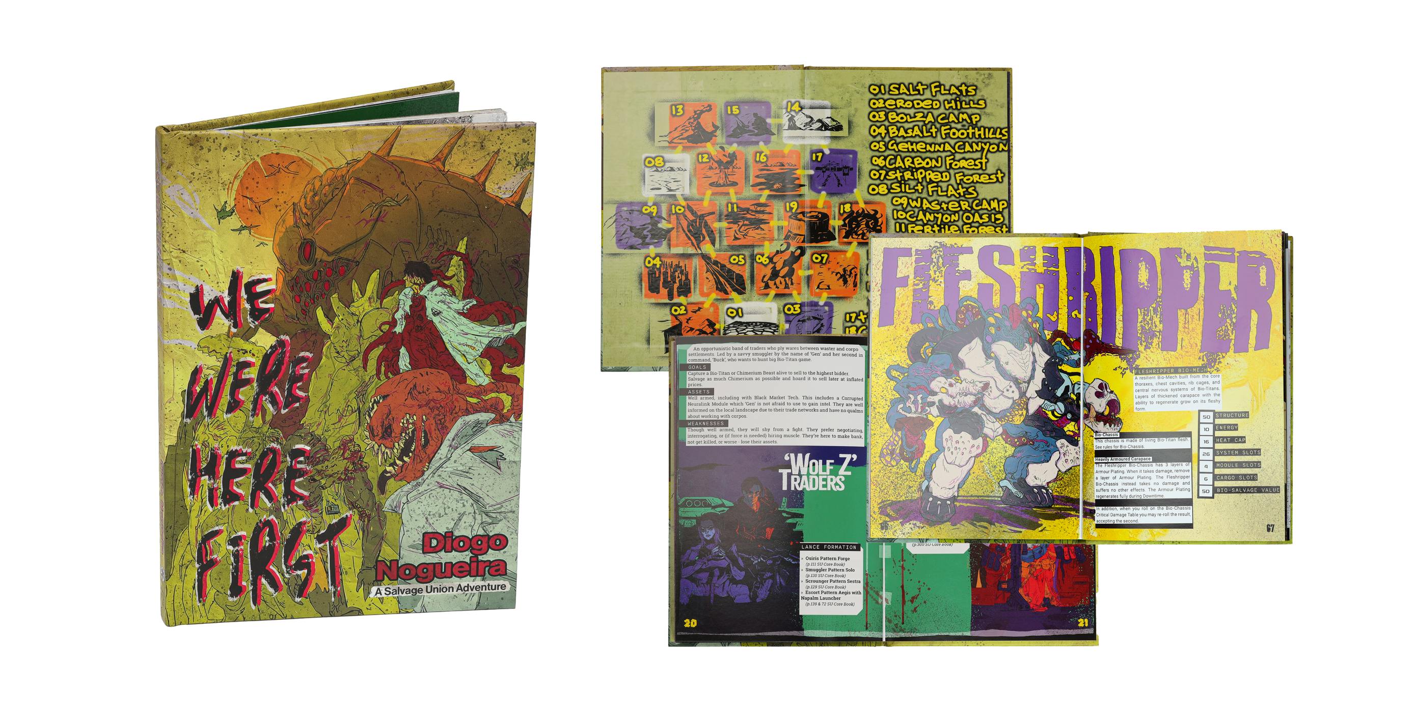 We Were Here First! Adventure Module Spreads