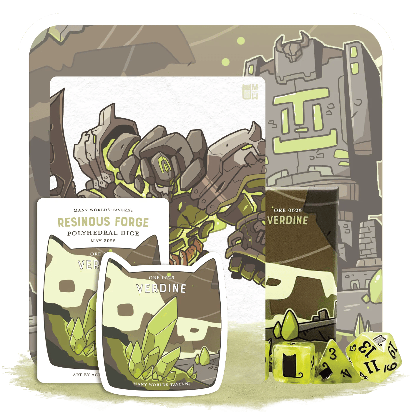 Verdine Dice Set