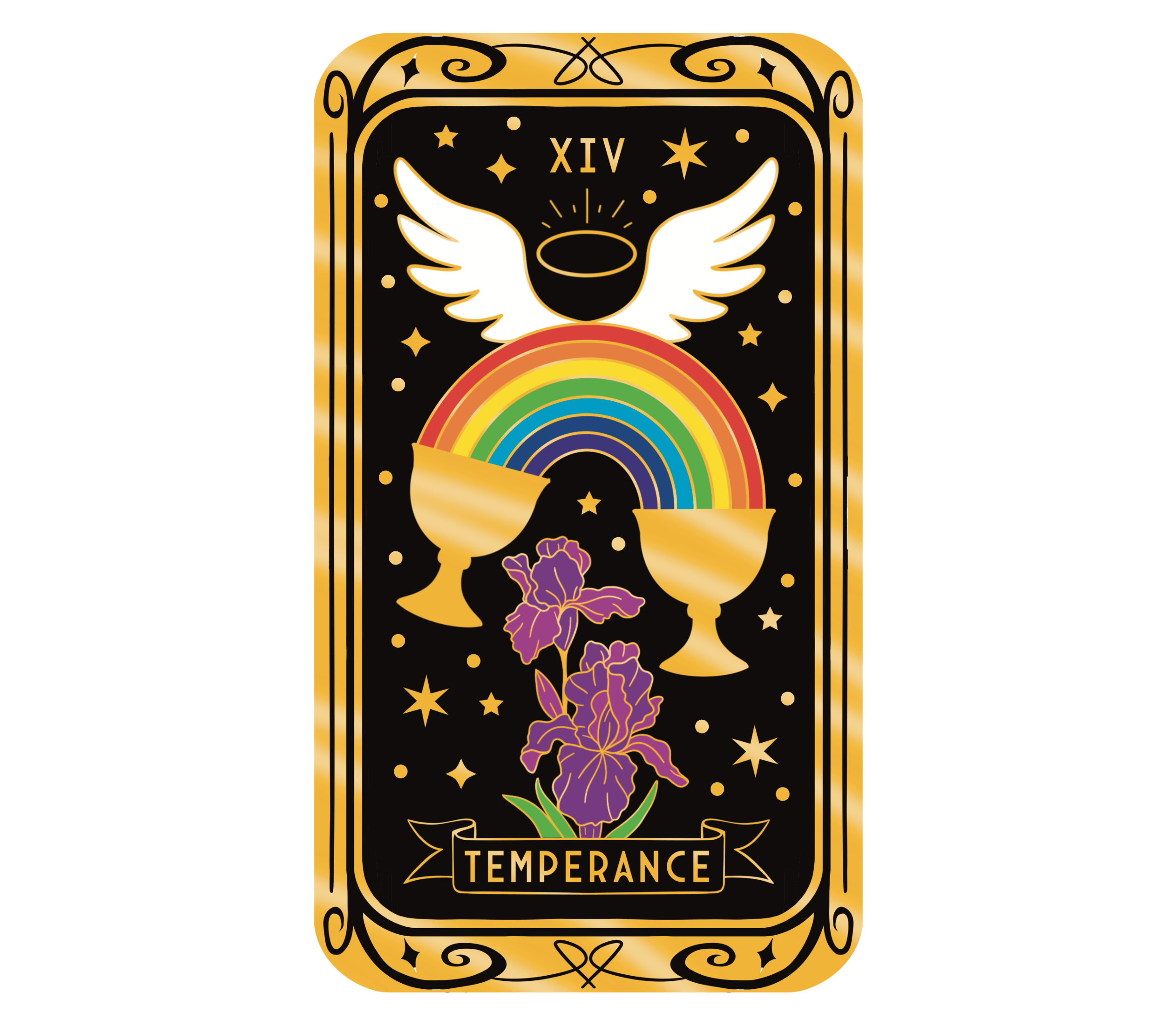Temperance Tarot Card Pin