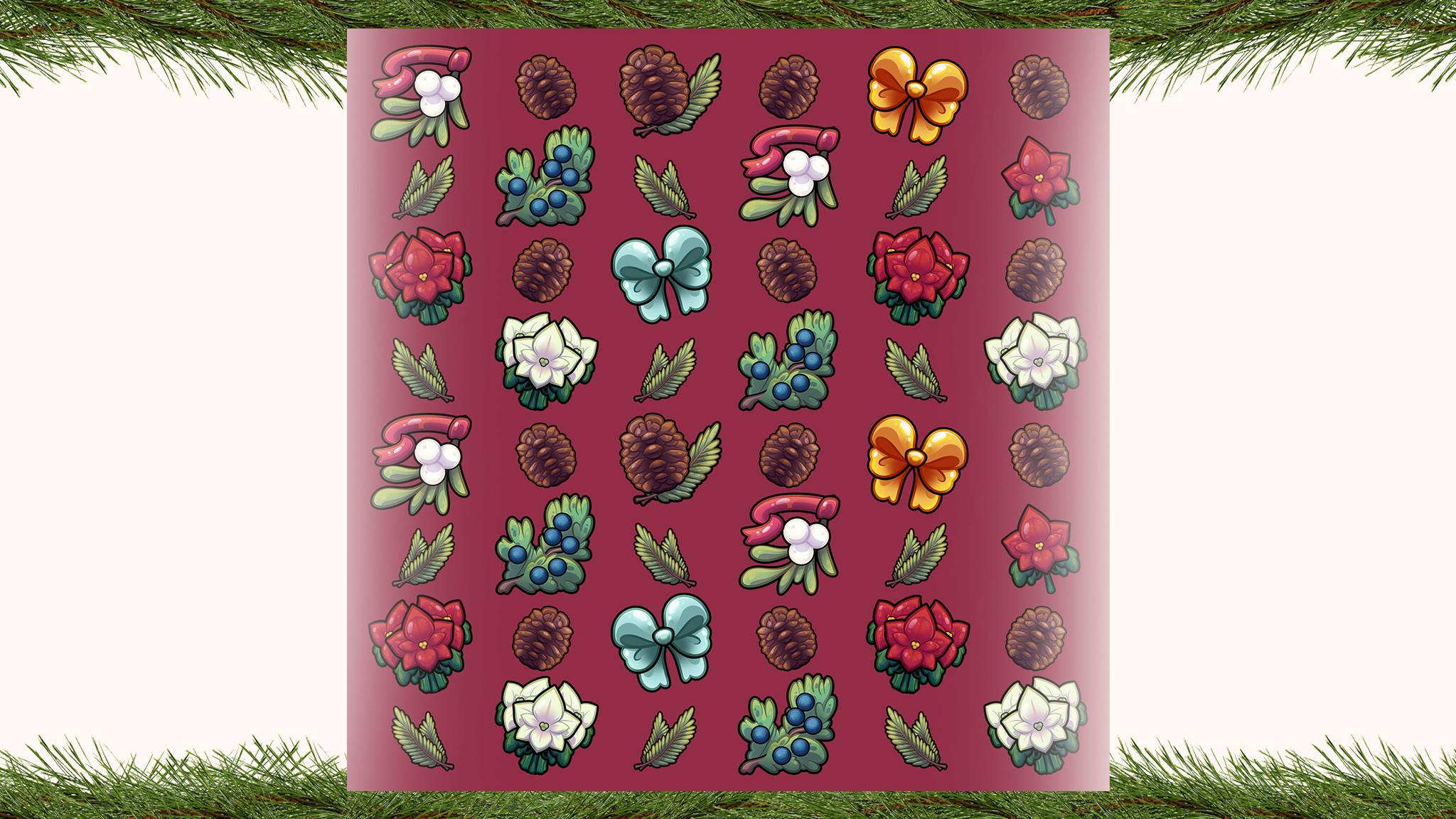 Mini Add-On: Yule Wrapping Paper (3 Sheets)