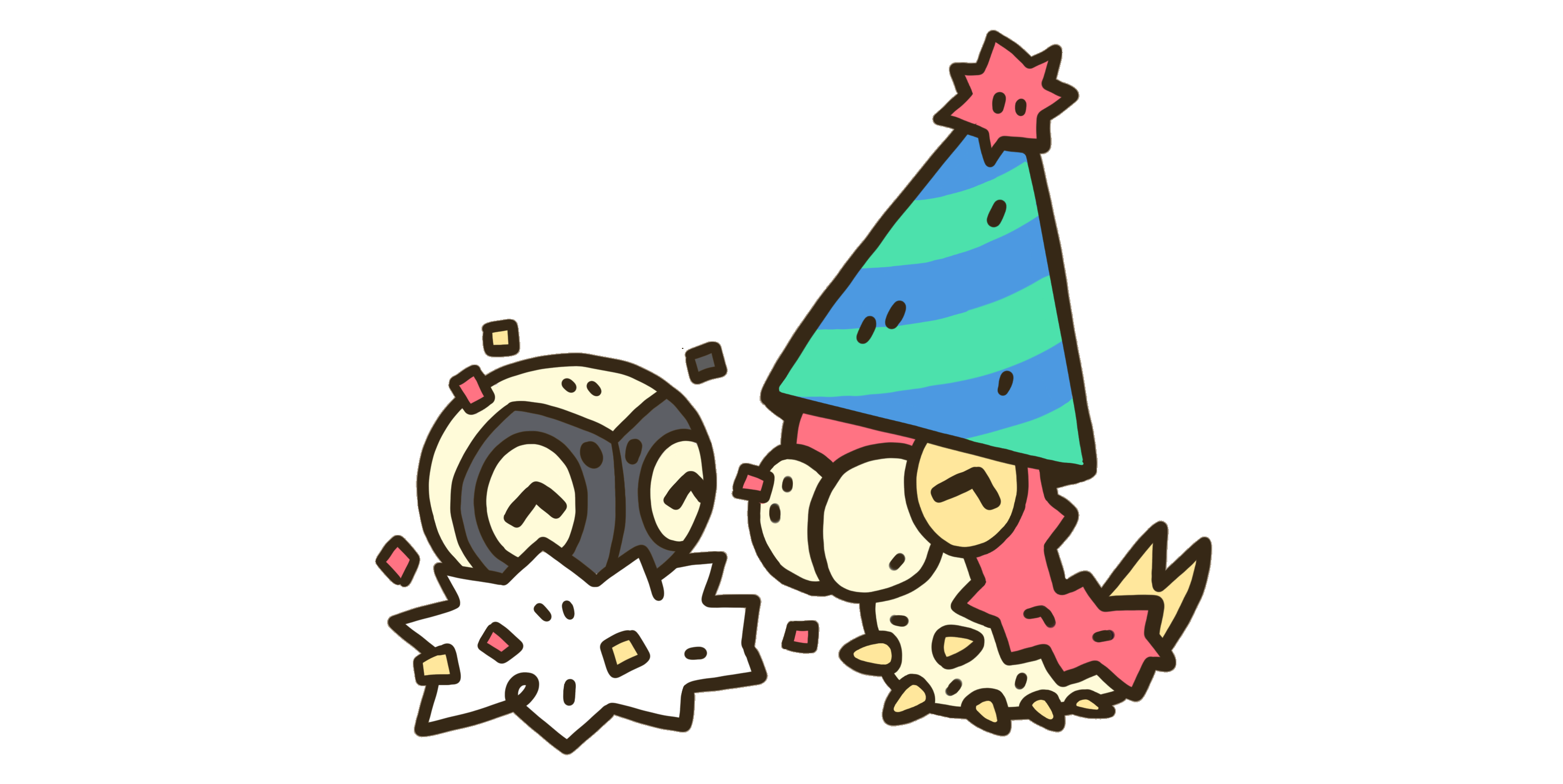 Unlock Party Time pin and sticker set! 🥳