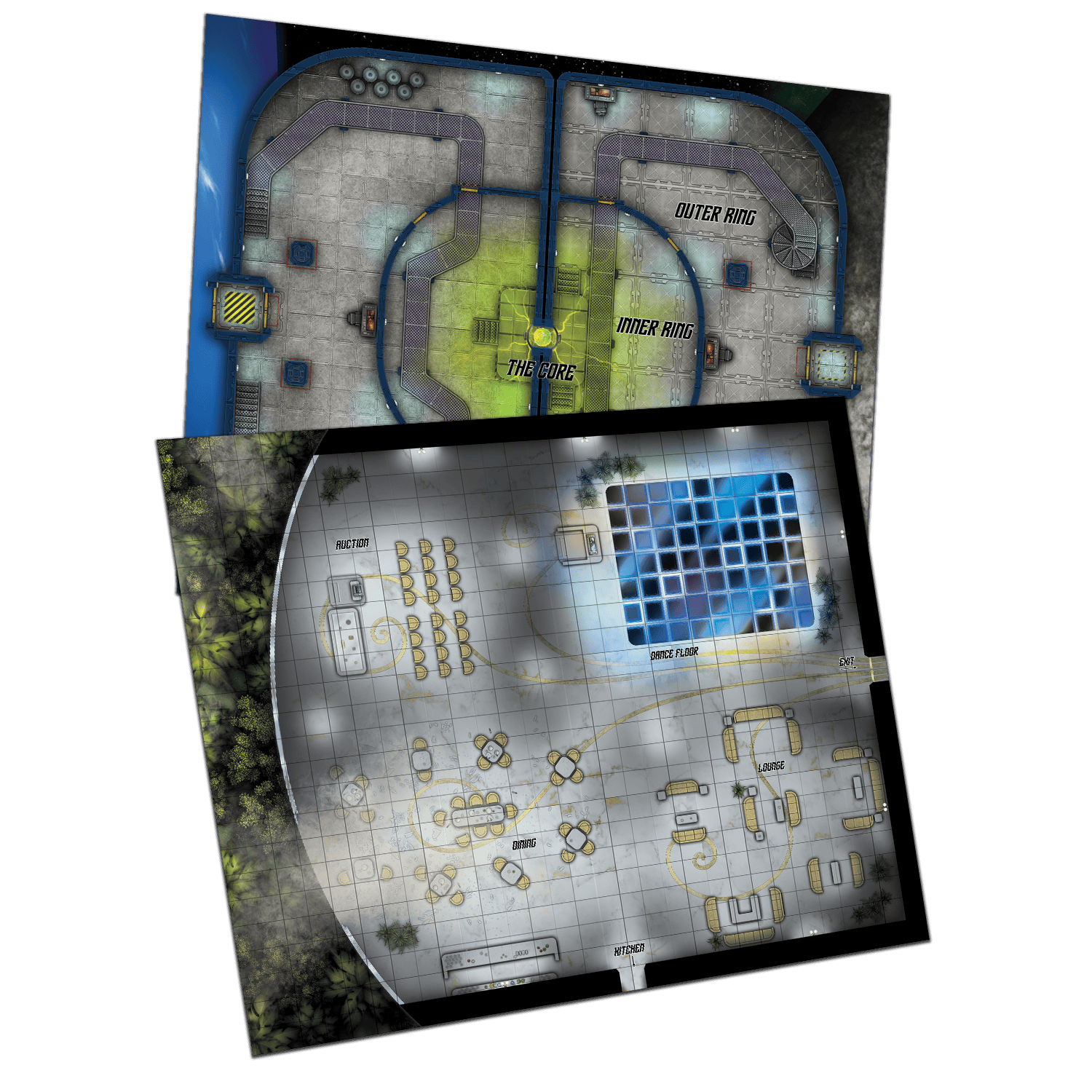 Double Sided 30" x 24" Battle Map