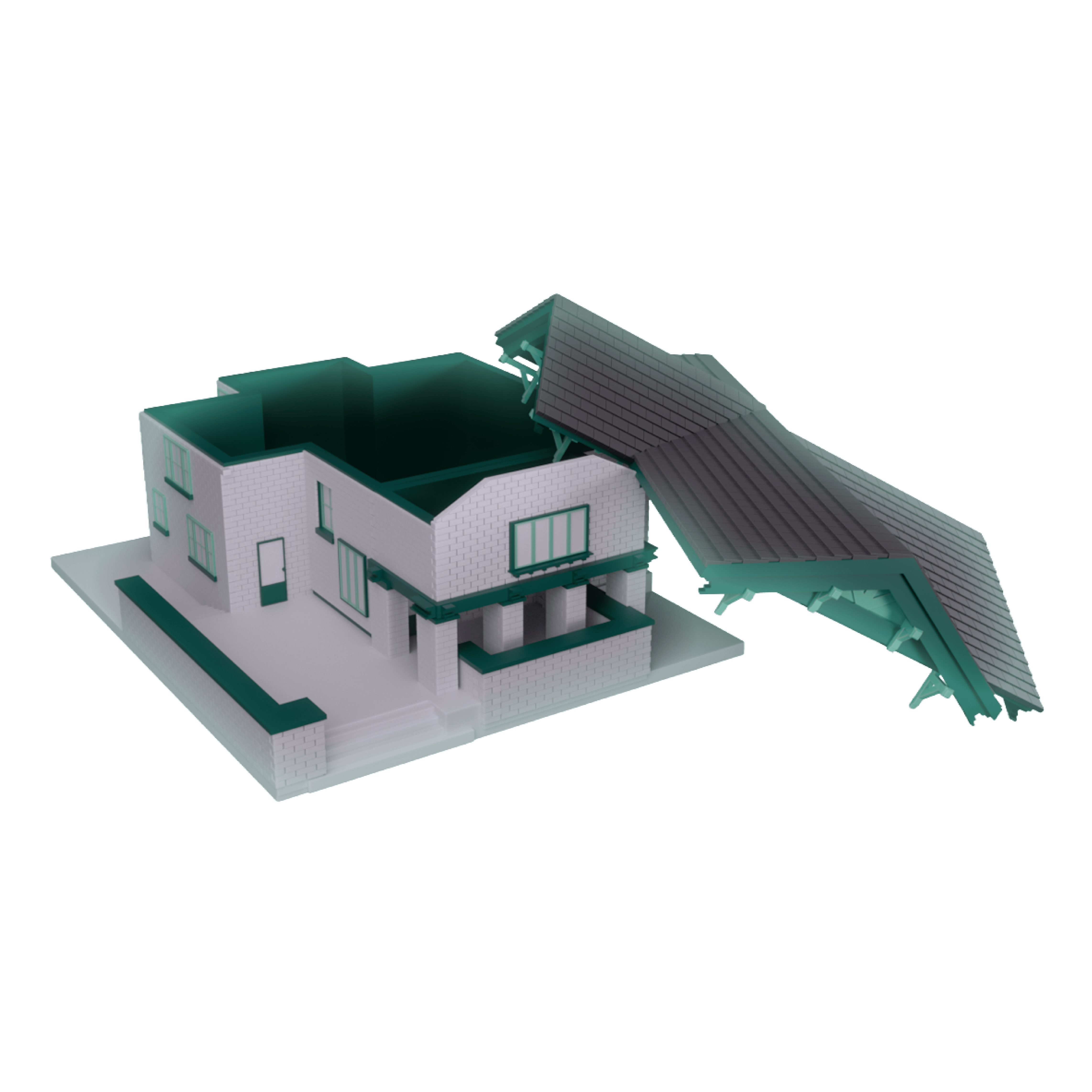 House Popcorn Bucket STL File