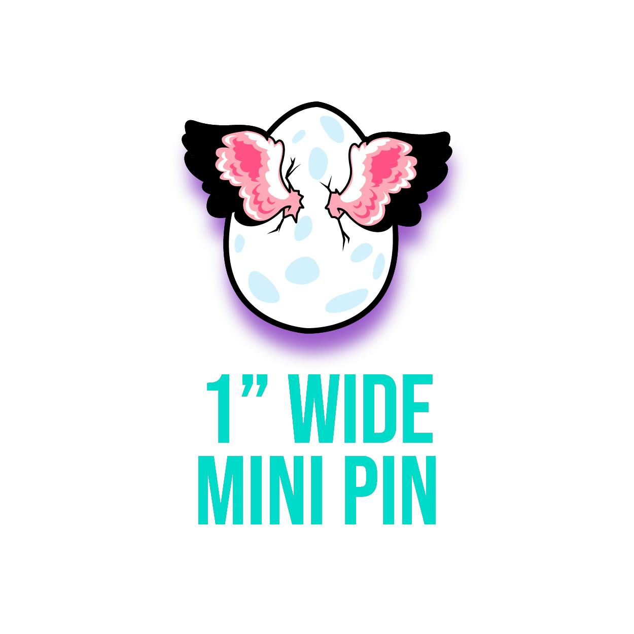 Flying Egg Mini Pin
