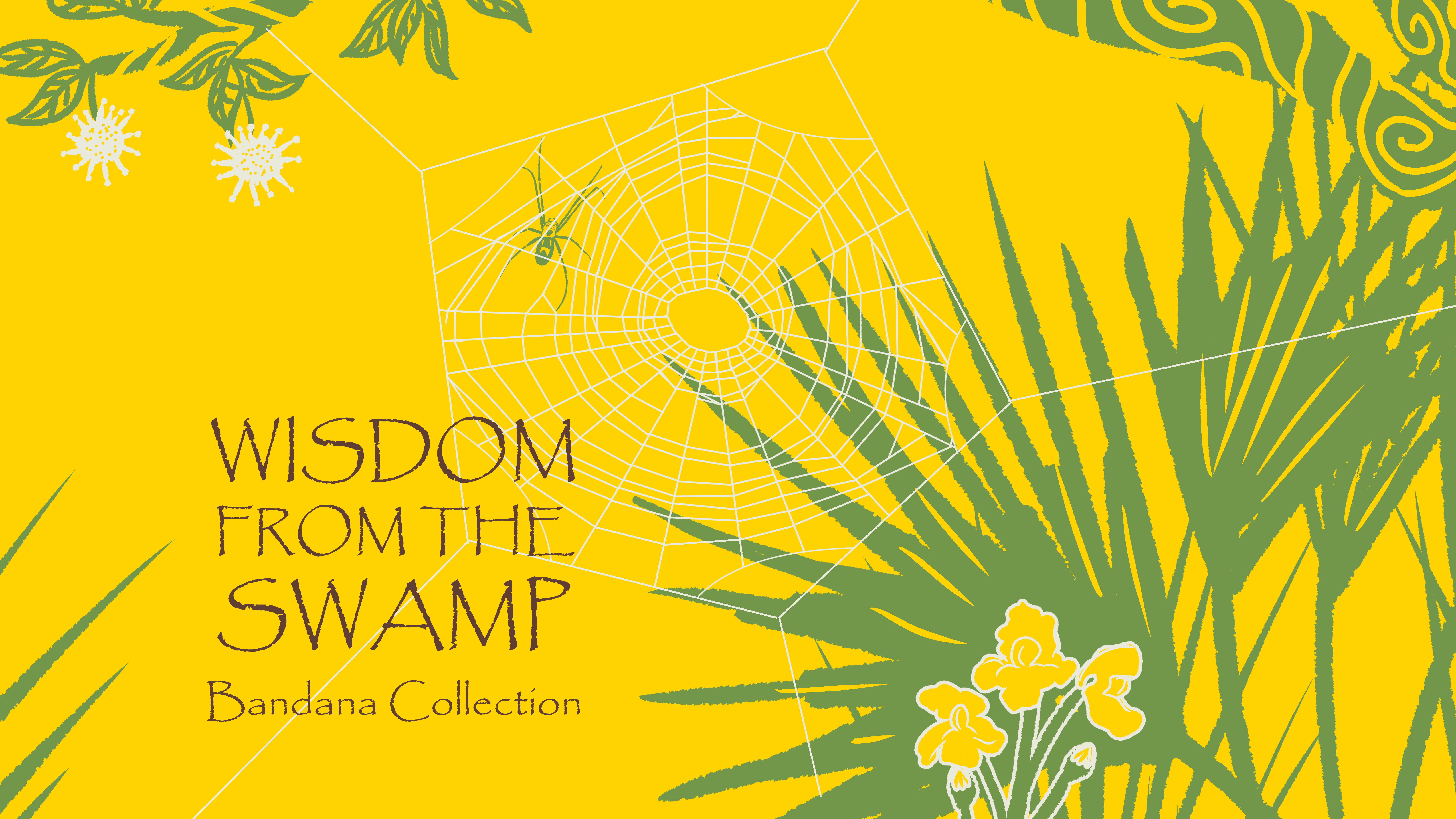 Wisdom from the Swamp Bandana Scarf Collection