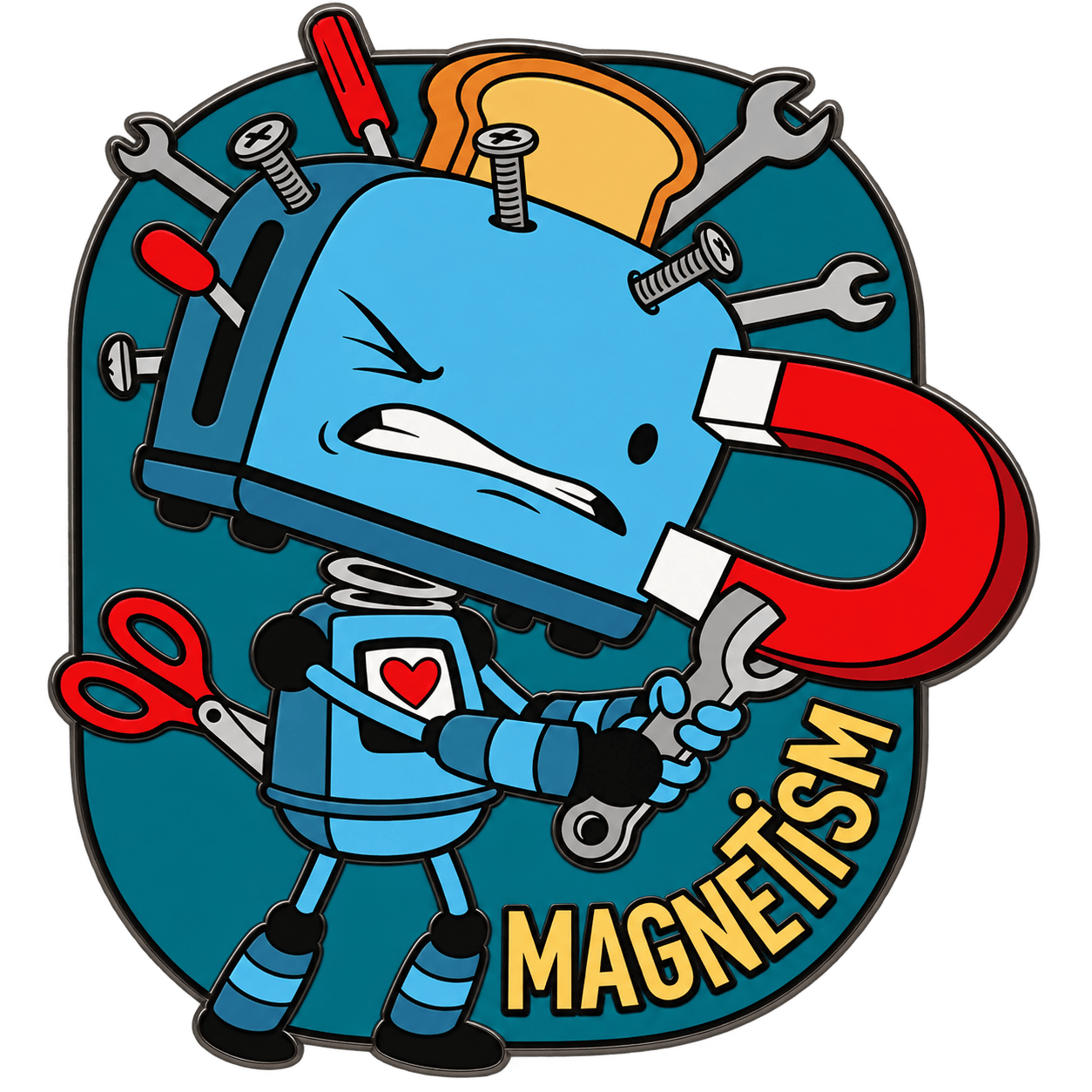 Single Enamel Pin#3: Magnetism