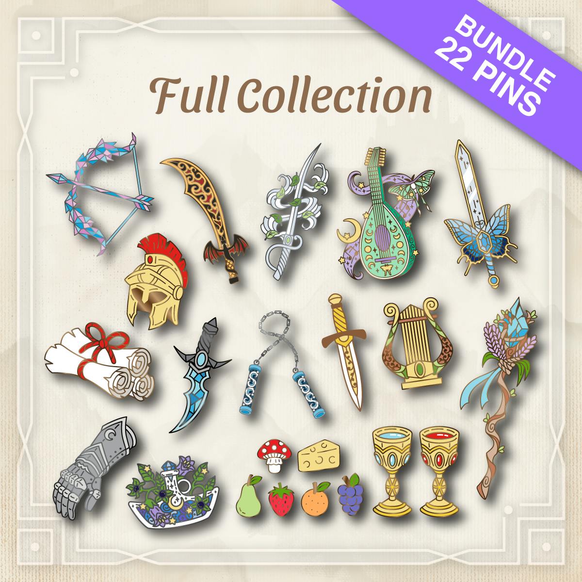 Bundle: Full Collection (22 Pins)