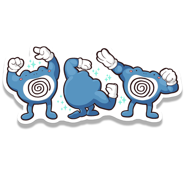 Flexin' froggers sticker