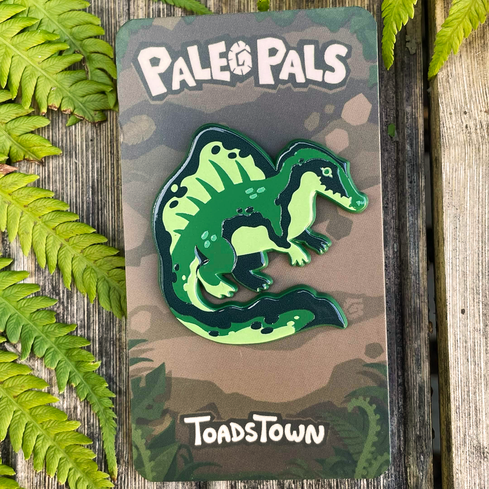 Spinosaurus Dyed Enamel Pin