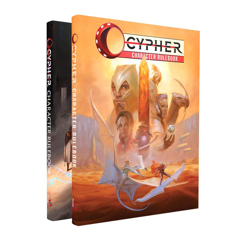 Numenera Dust Jacket for Cypher Character Rulebook