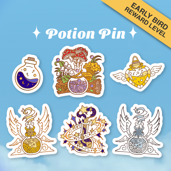 1 Potion Pin (Early Bird)