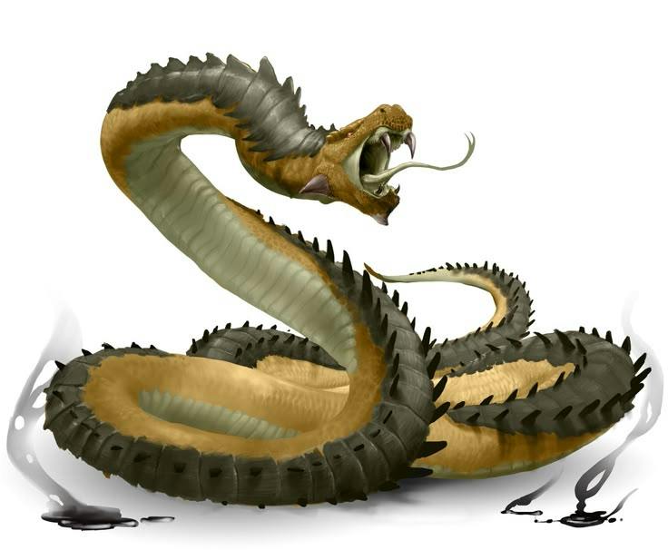 Snake characters fantasy magical