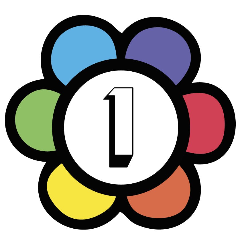 ✦ One Pride Flower Power Mini Pin