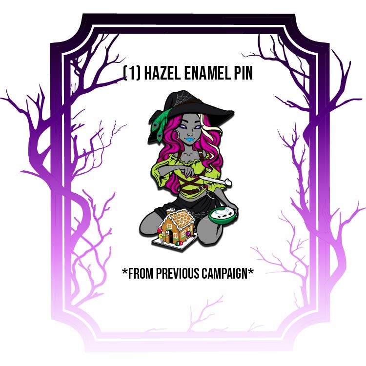 Hazel Enamel Pin
