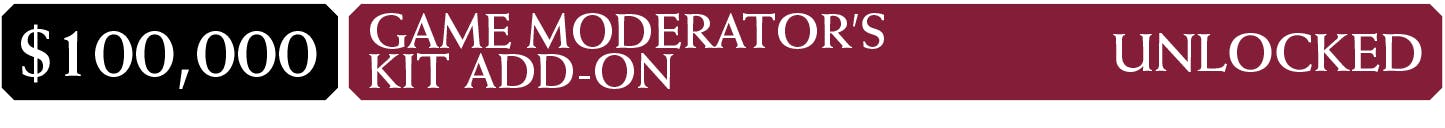 $100,000: Game Moderator's Kit Add-On - Unlocked