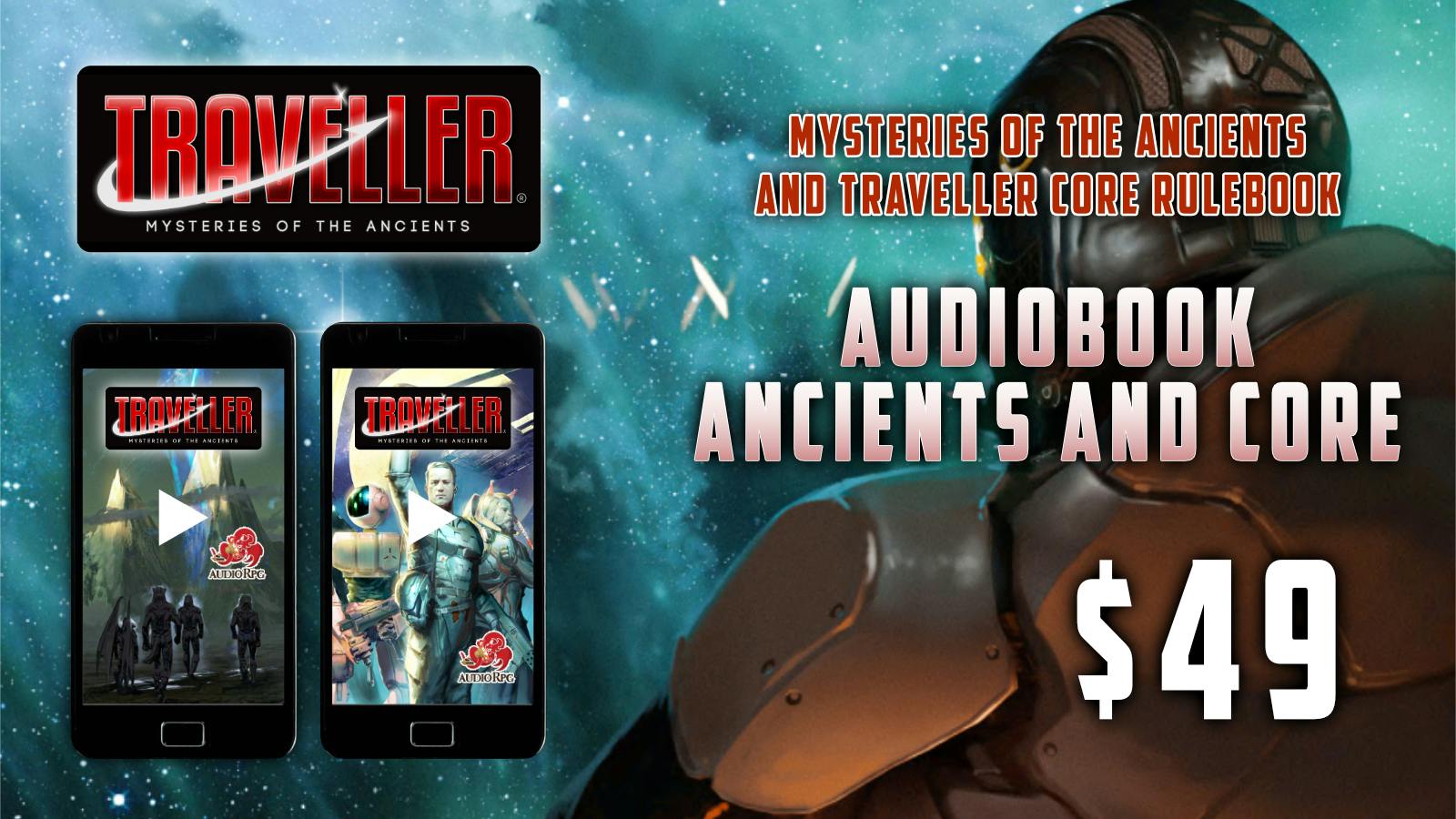 Mysteries of the Ancients and Traveller Core Rulebook - Audiobook