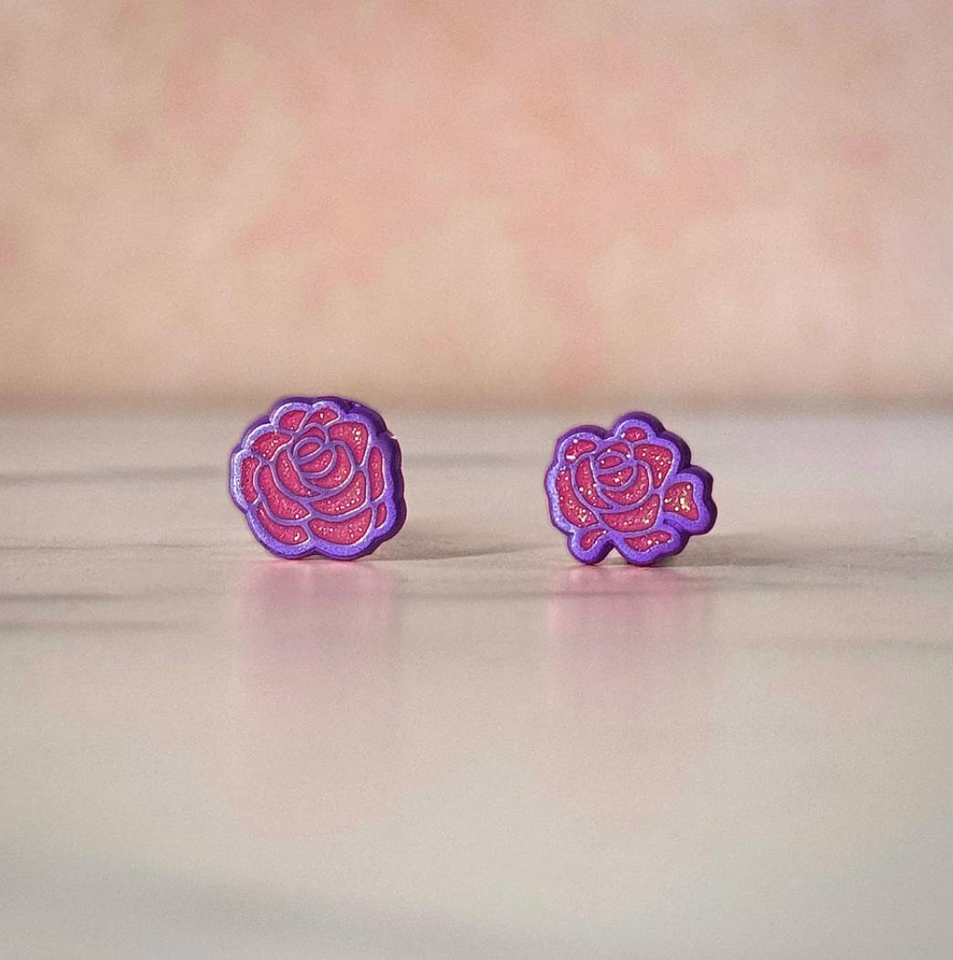 (O&T) Mini Roses (Purple)