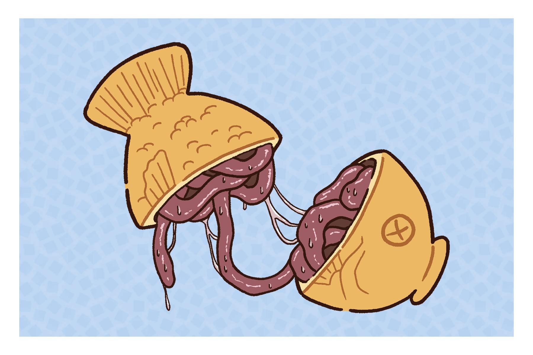 "Taiyaki Guts" Print