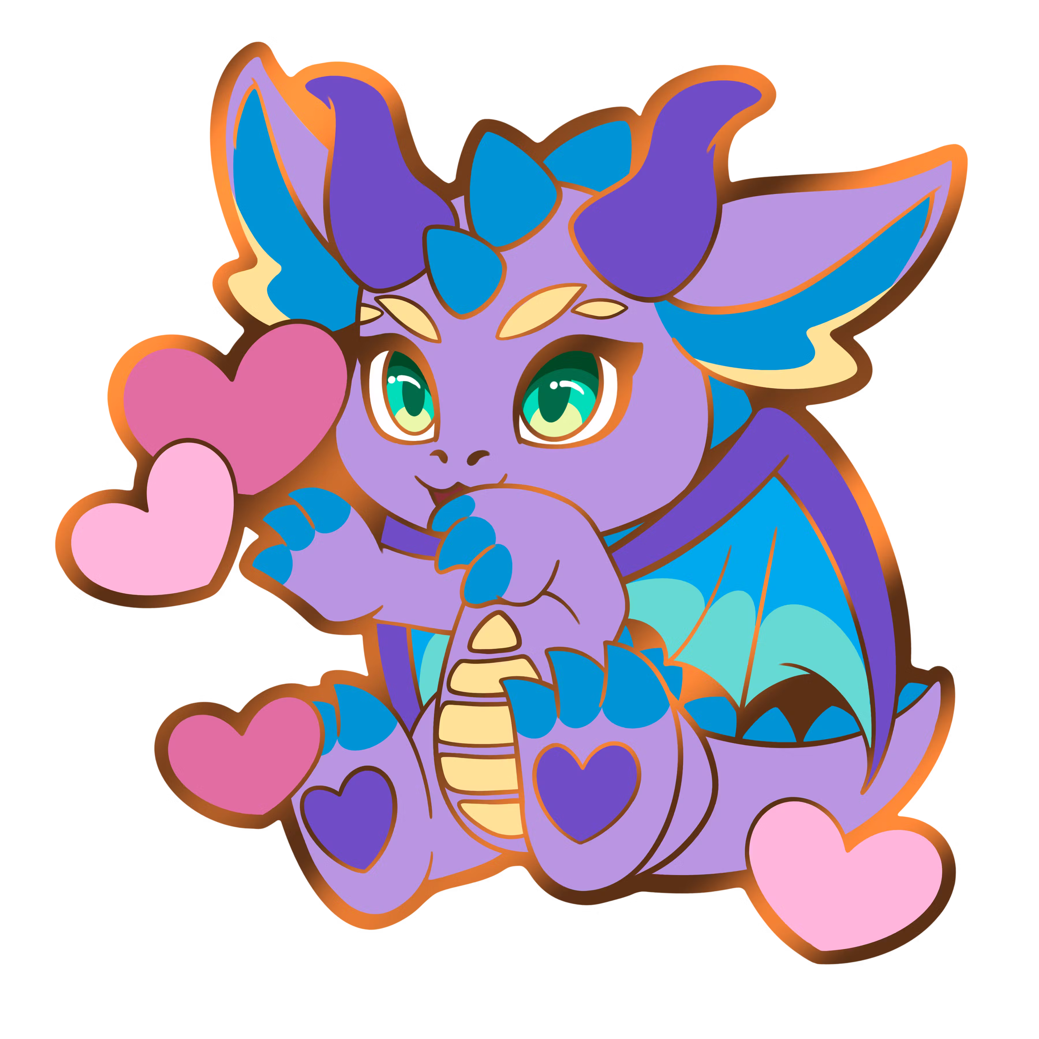 Sweet Snuggle Dreamers Enamel Pin - Eva