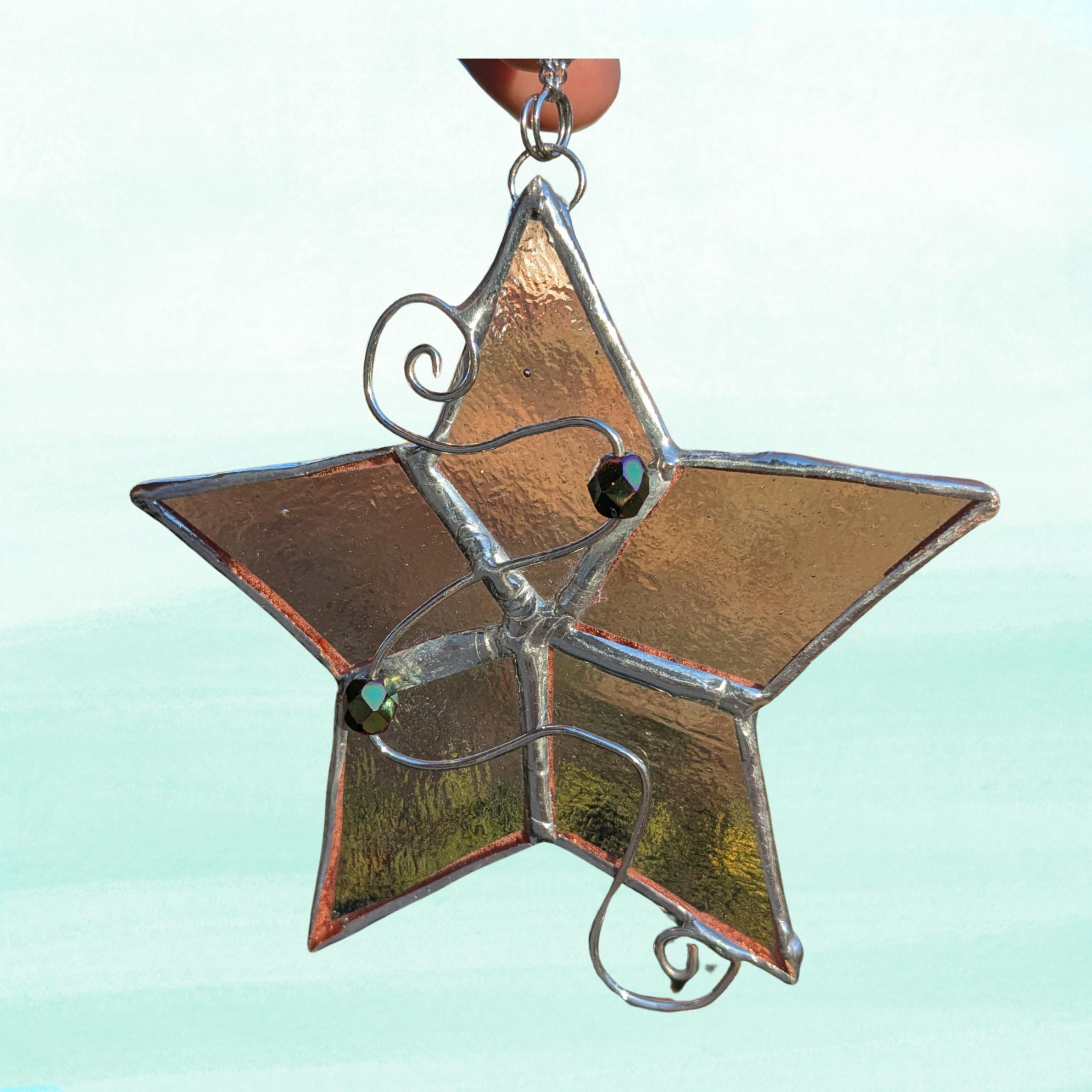 Light Pink Star Ornament