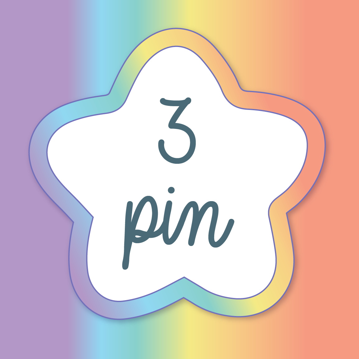 ✦ Three Pride Pal Pins