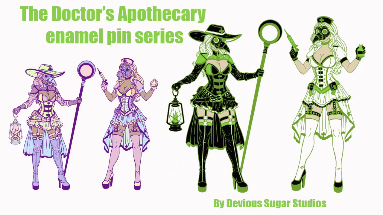 The Doctors Apothecary- Enamel Pin Collection