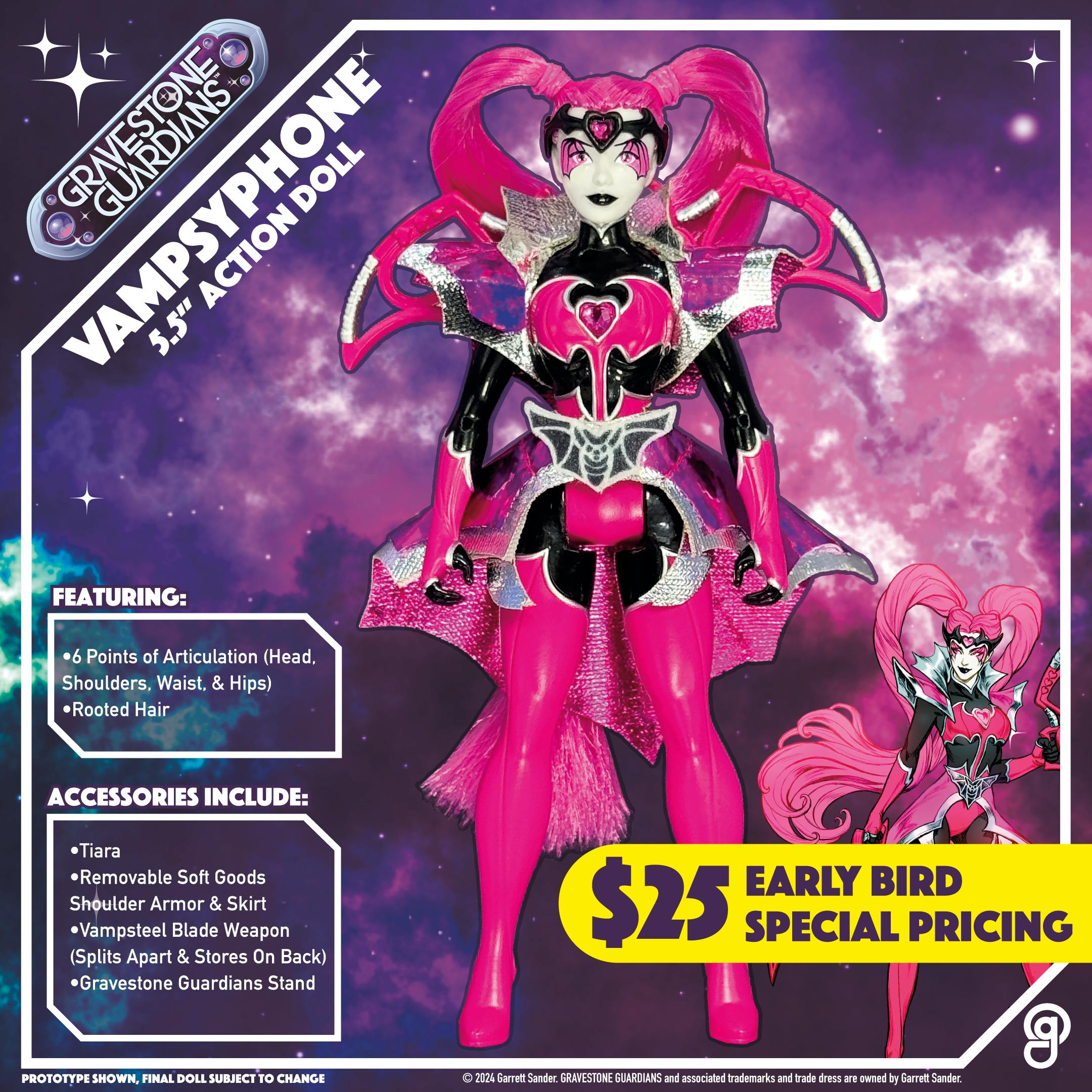 Gravestone Guardians Vampsyphone Action Doll - BackerKit