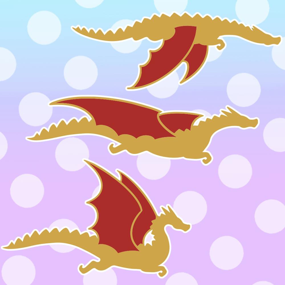 Dragon Pin Set
