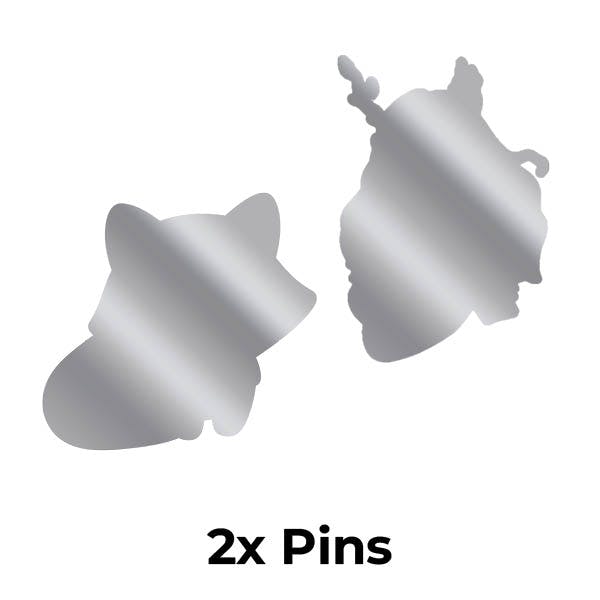 2 Enamel Pins