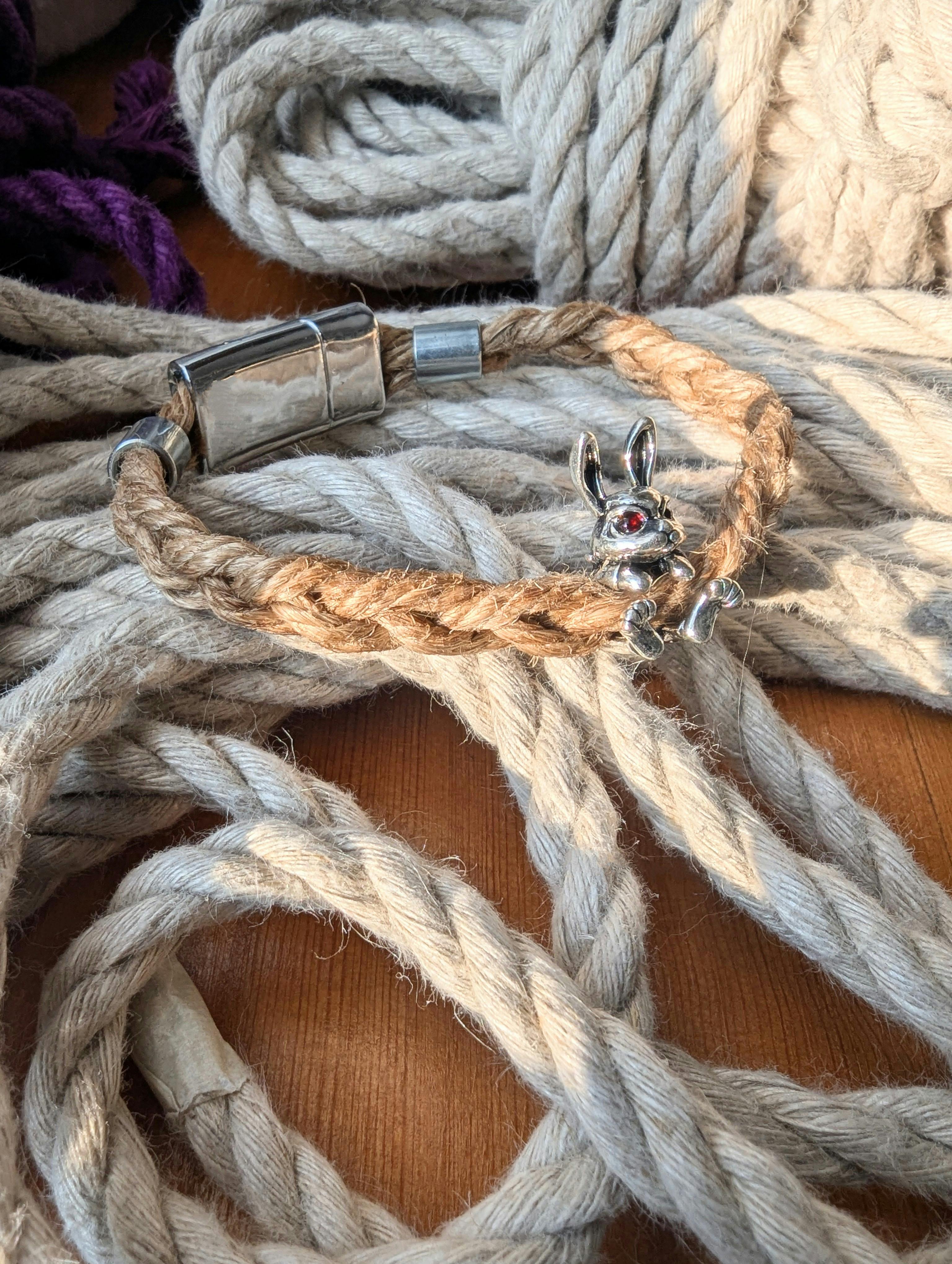 Rope Bunny Bracelet