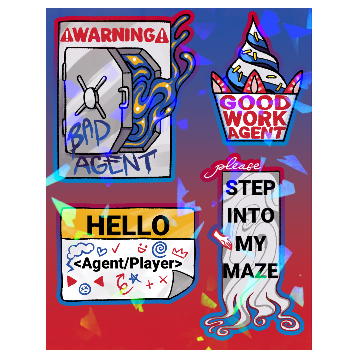 Agent Sticker Sheet
