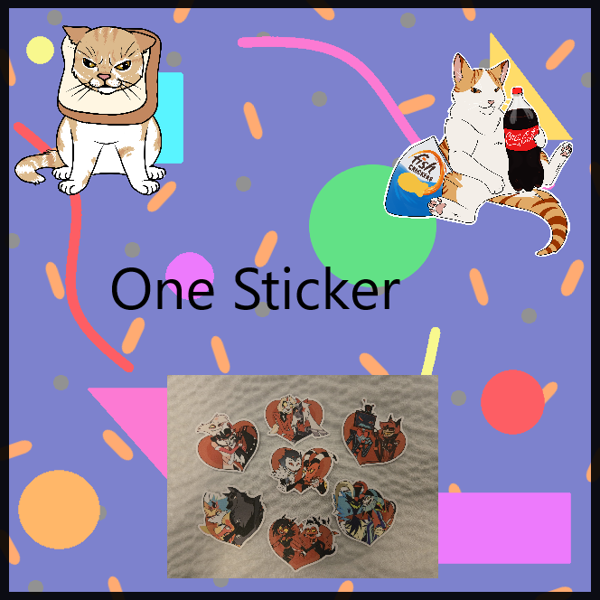 One Sticker