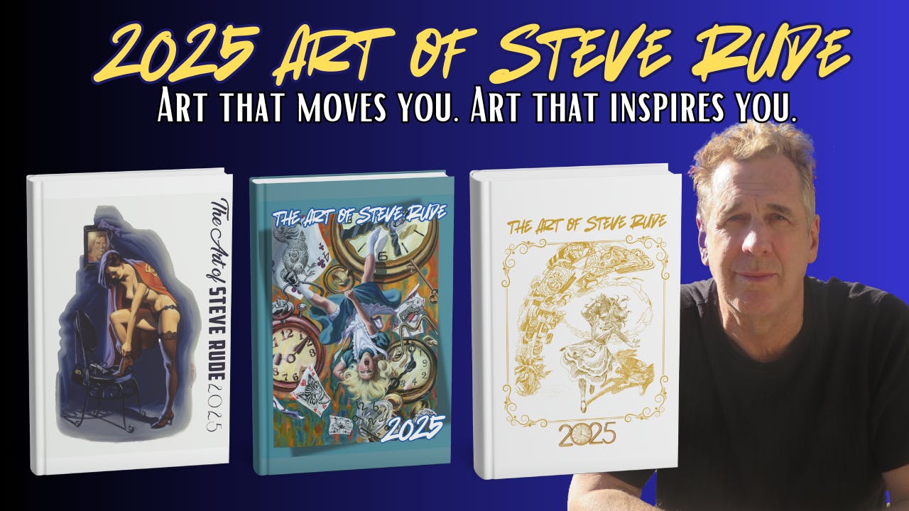 Launch Party | Art of Steve Rude 2025 Award Winning Sketchbook - BackerKit